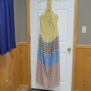 Eloquii Halter Neck Maxi Dress